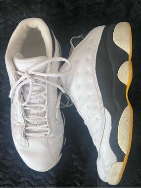 VTG 2005 Nike Air Jordan 13 Retro Low Wht Varsity Maize 310810-104 W/ Box Sz 8.5
